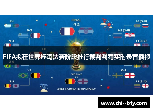 FIFA拟在世界杯淘汰赛阶段推行裁判判罚实时录音播报