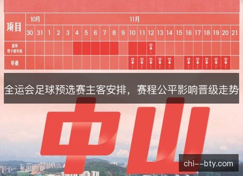 全运会足球预选赛主客安排，赛程公平影响晋级走势