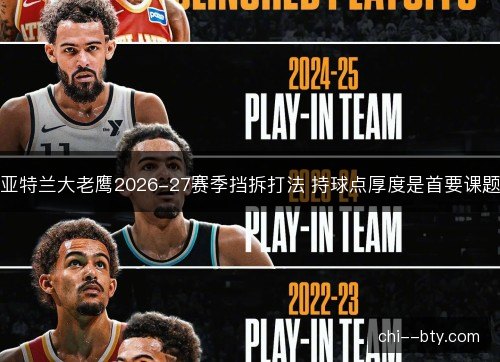 亚特兰大老鹰2026-27赛季挡拆打法 持球点厚度是首要课题